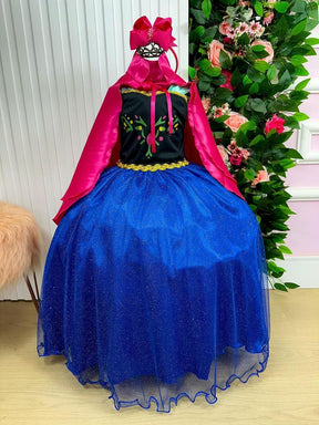 Fantasia Princesa Ana Frozen Longa - Qualidade e Cuidado para os Pequenos | Bebeloo Kids