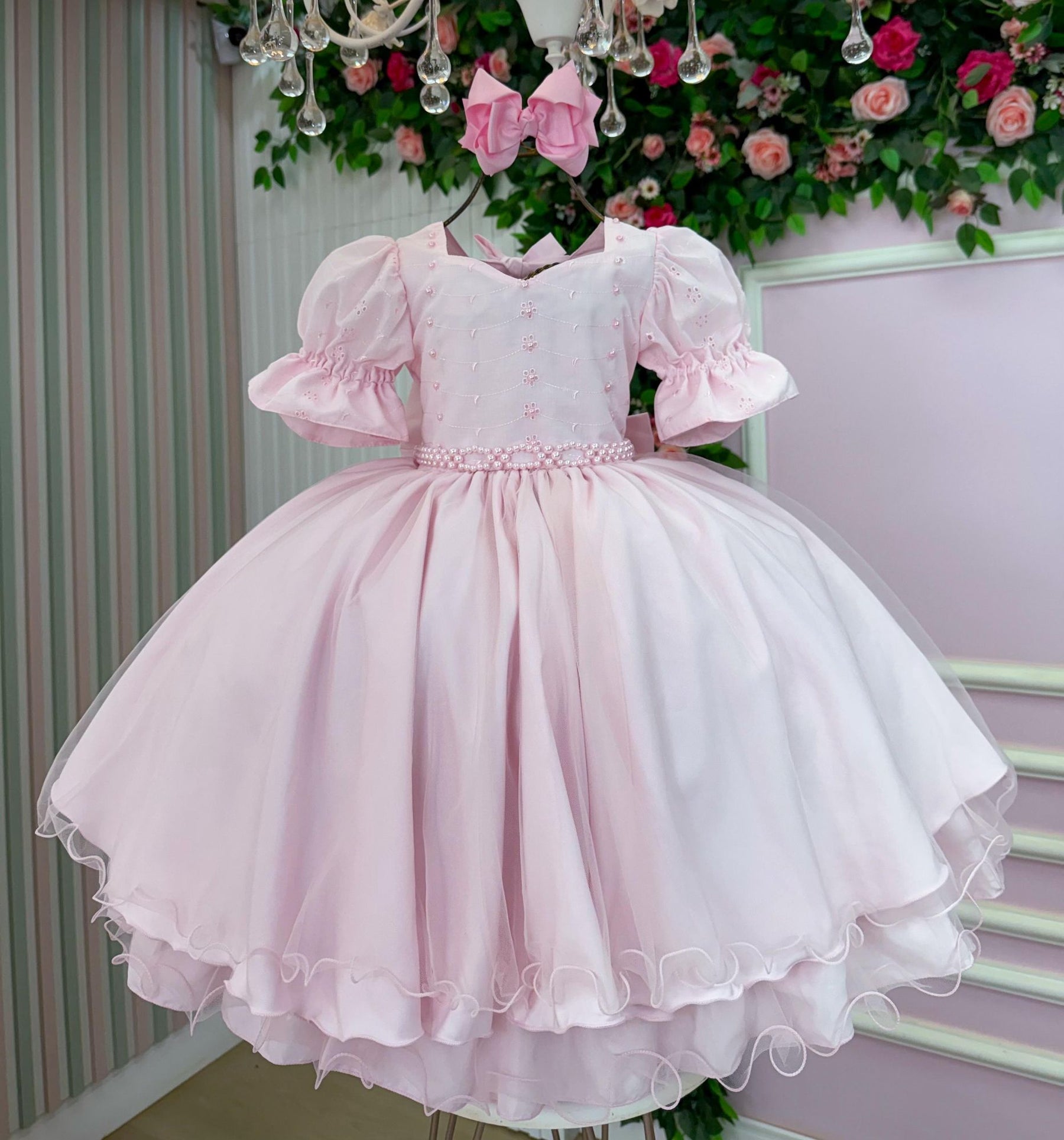 Vestido Bella Child Priscila Rosa Bebe - Leveza e Elegância para Meninas | Bebeloo Kids