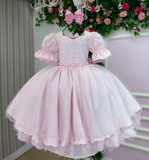 Vestido Bella Child Priscila Rosa Bebe - Leveza e Elegância para Meninas | Bebeloo Kids