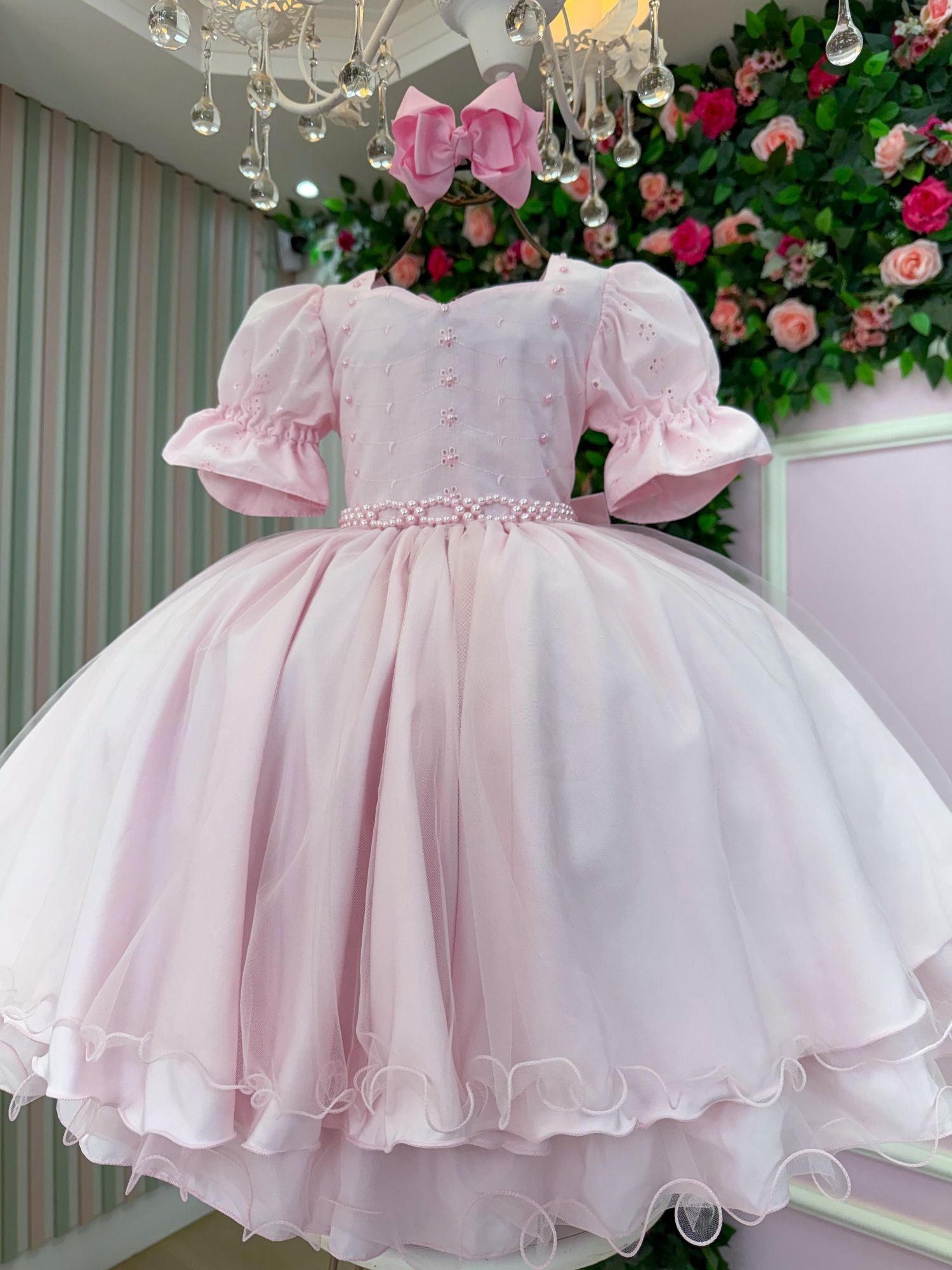 Vestido Bella Child Priscila Rosa Bebe - Leveza e Elegância para Meninas | Bebeloo Kids