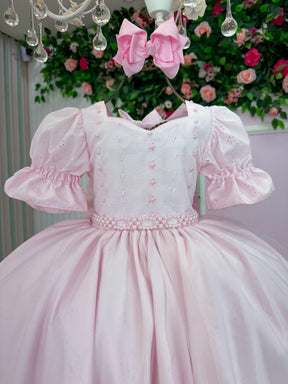 Vestido Bella Child Priscila Rosa Bebe - Leveza e Elegância para Meninas | Bebeloo Kids
