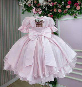 Vestido Bella Child Priscila Rosa Bebe - Leveza e Elegância para Meninas | Bebeloo Kids