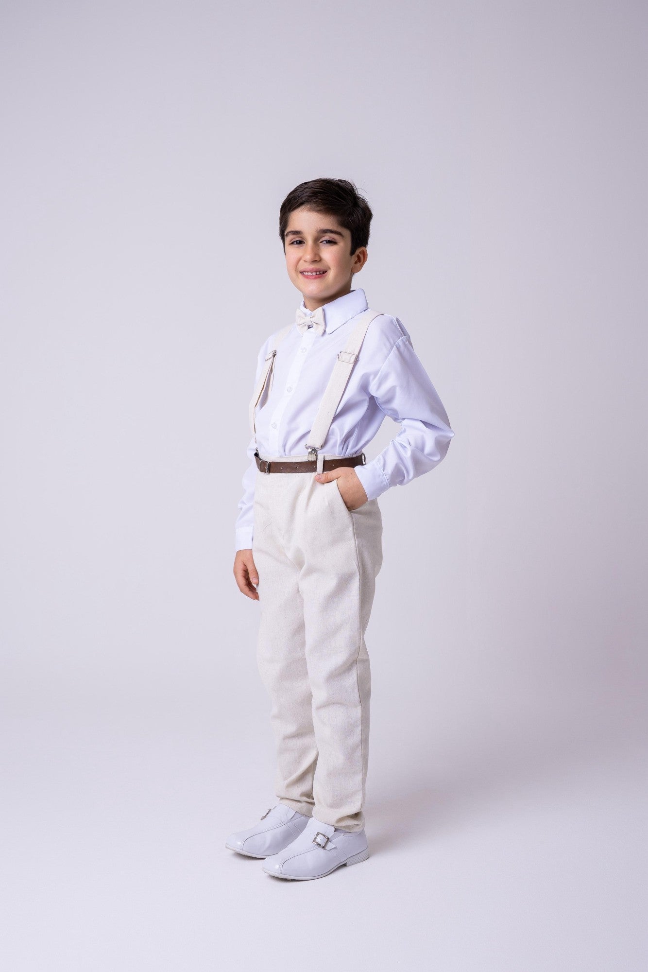 Conjunto Miss Cherry Meninos Social Linho Vitor - Estilo Delicado para o Dia a Dia | Bebeloo Kids