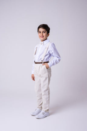 Conjunto Miss Cherry Meninos Social Linho Vitor - Estilo Delicado para o Dia a Dia | Bebeloo Kids