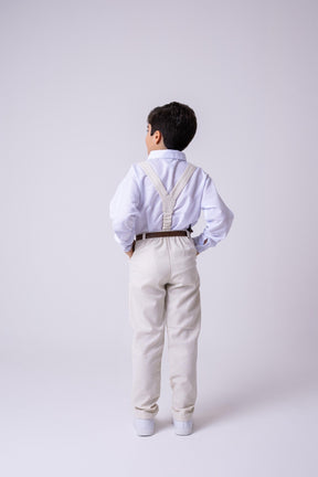 Conjunto Miss Cherry Meninos Social Linho Vitor - Estilo Delicado para o Dia a Dia | Bebeloo Kids