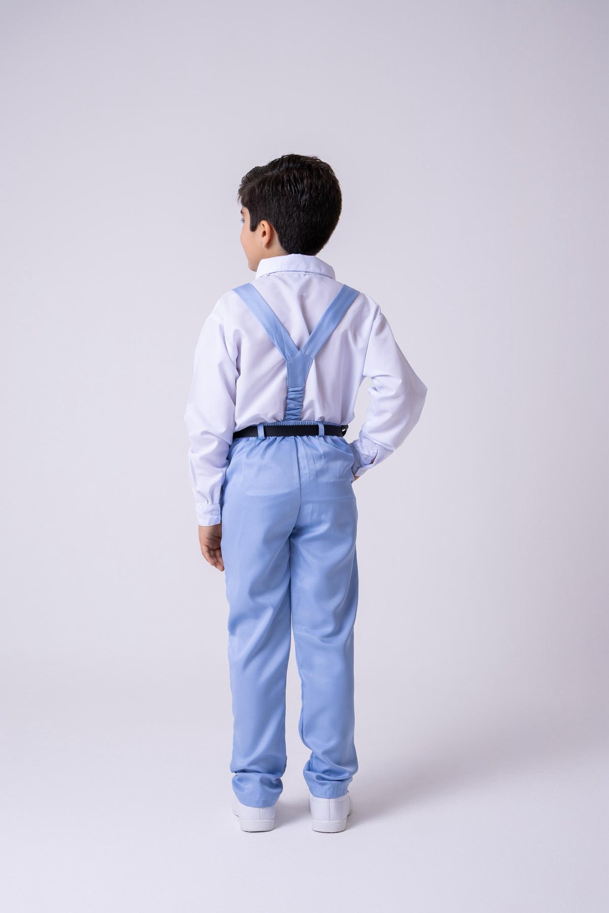 Conjunto Meninos Miss Cherry Leo Suspensorio Azul Claro - Estilo Delicado para o Dia a Dia | Bebeloo Kids