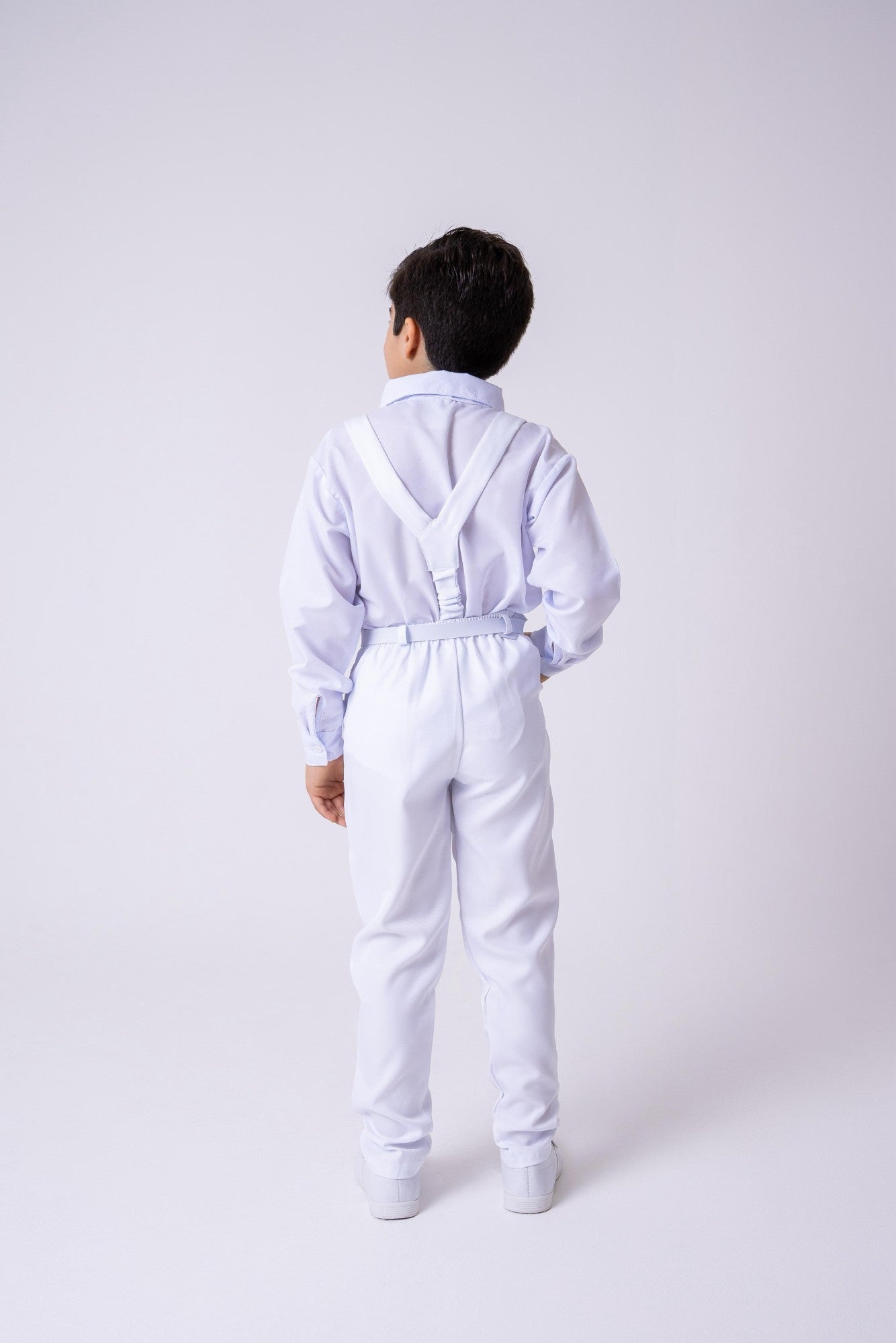 Conjunto Meninos Miss Cherry Leo Suspensorio Branco - Estilo Delicado para o Dia a Dia | Bebeloo Kids