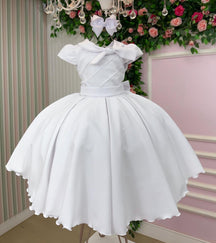 Vestido Bella Child Ravena Branco - Leveza e Elegância para Meninas | Bebeloo Kids