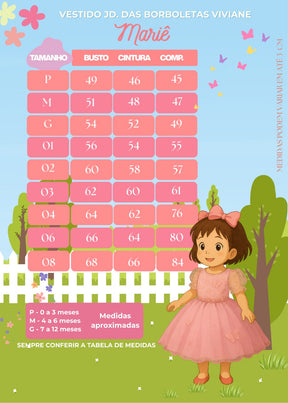 Vestido Marie Jardim das Borboletas Lilas Viviane - Leveza e Elegância para Meninas | Bebeloo Kids