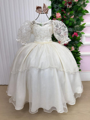 Vestido Bella Child Longo Eva Off - Leveza e Elegância para Meninas | Bebeloo Kids