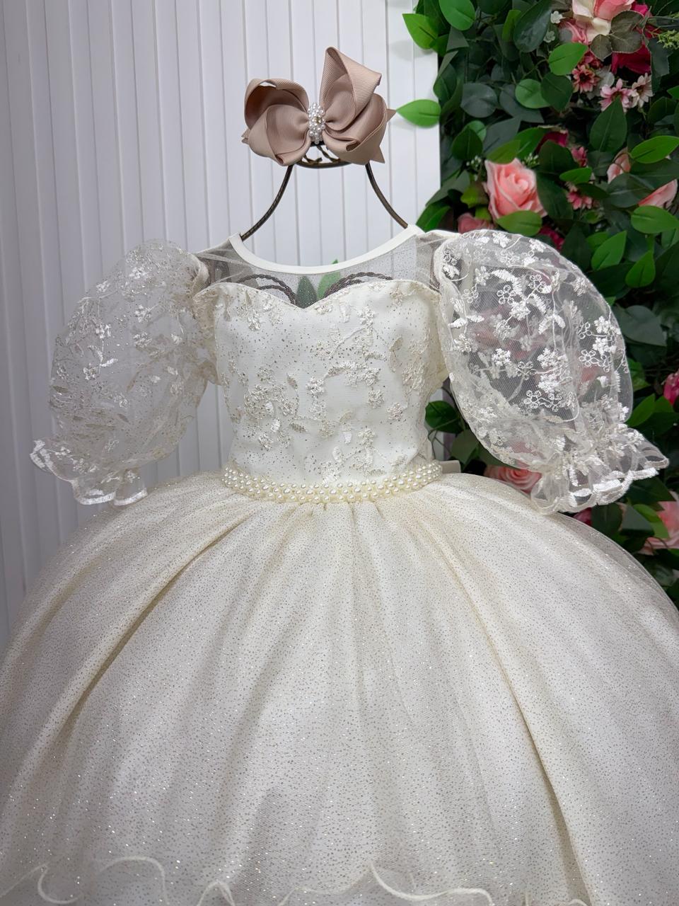 Vestido Bella Child Longo Eva Off - Leveza e Elegância para Meninas | Bebeloo Kids