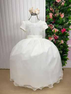 Vestido Vila Lele Longo Selena Off - Leveza e Elegância para Meninas | Bebeloo Kids