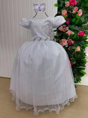 Vestido Marie Longo Heloisa Branco - Leveza e Elegância para Meninas | Bebeloo Kids