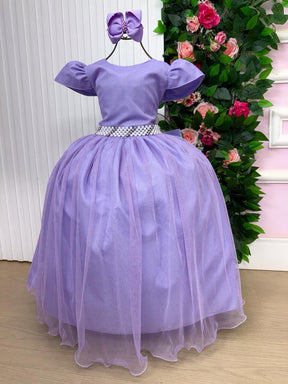 Vestido Marie Longo Heloisa Lilas - Diversão e Encanto para Brincar | Bebeloo Kids