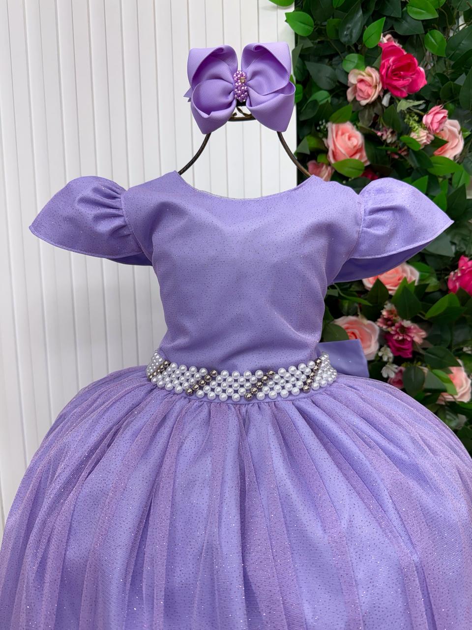 Vestido Marie Longo Heloisa Lilas - Diversão e Encanto para Brincar | Bebeloo Kids