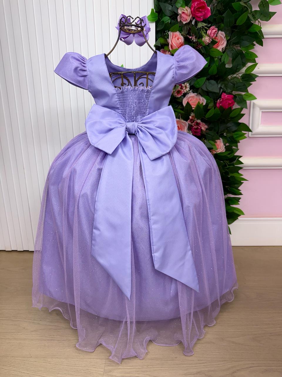 Vestido Marie Longo Heloisa Lilas - Diversão e Encanto para Brincar | Bebeloo Kids