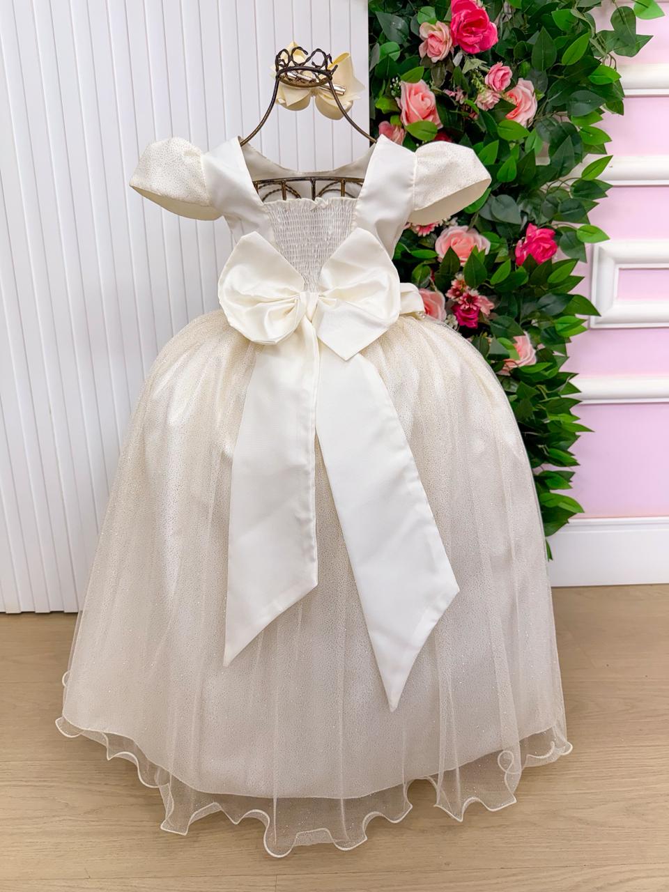 Vestido Marie Longo Heloisa Off - Leveza e Elegância para Meninas | Bebeloo Kids
