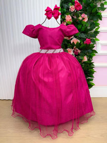 Vestido Marie Longo Heloisa Pink - Leveza e Elegância para Meninas | Bebeloo Kids