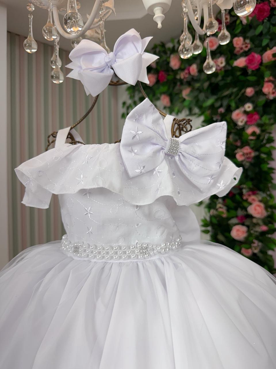 Vestido Bella Child Martina Branco - Leveza e Elegância para Meninas | Bebeloo Kids