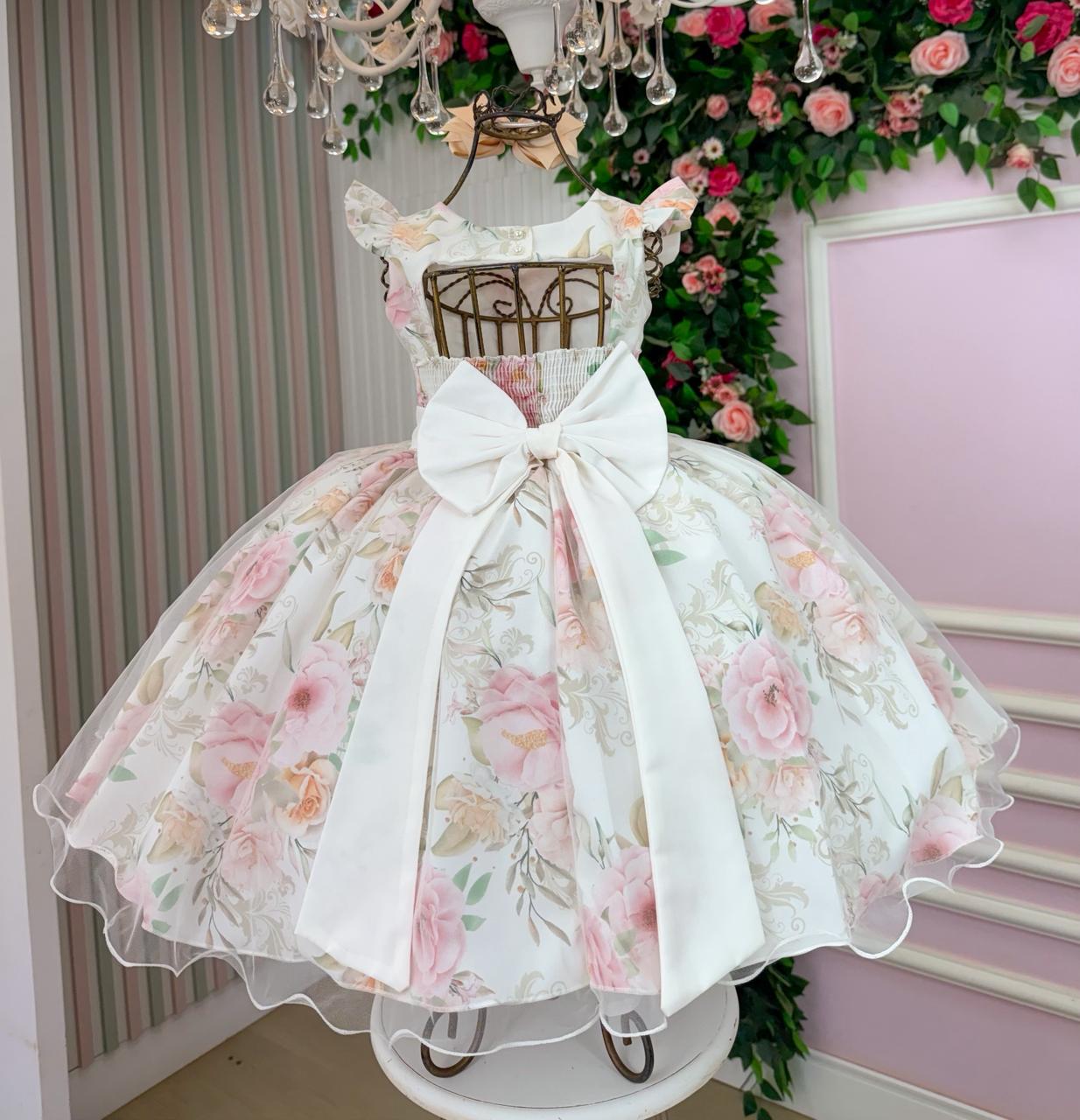 Vestido Mini Miss Luma Off - Leveza e Elegância para Meninas | Bebeloo Kids