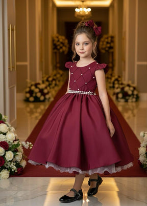 Vestido Ysa Kids Francine Marsala - Leveza e Elegância para Meninas | Bebeloo Kids