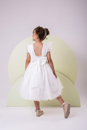 Vestido Infantil Menina Bonita Zoe Off - Leveza e Elegância para Meninas | Bebeloo Kids