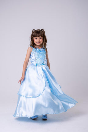 Fantasia Princesa Cinderela Modelo 3 - Qualidade e Cuidado para os Pequenos | Bebeloo Kids