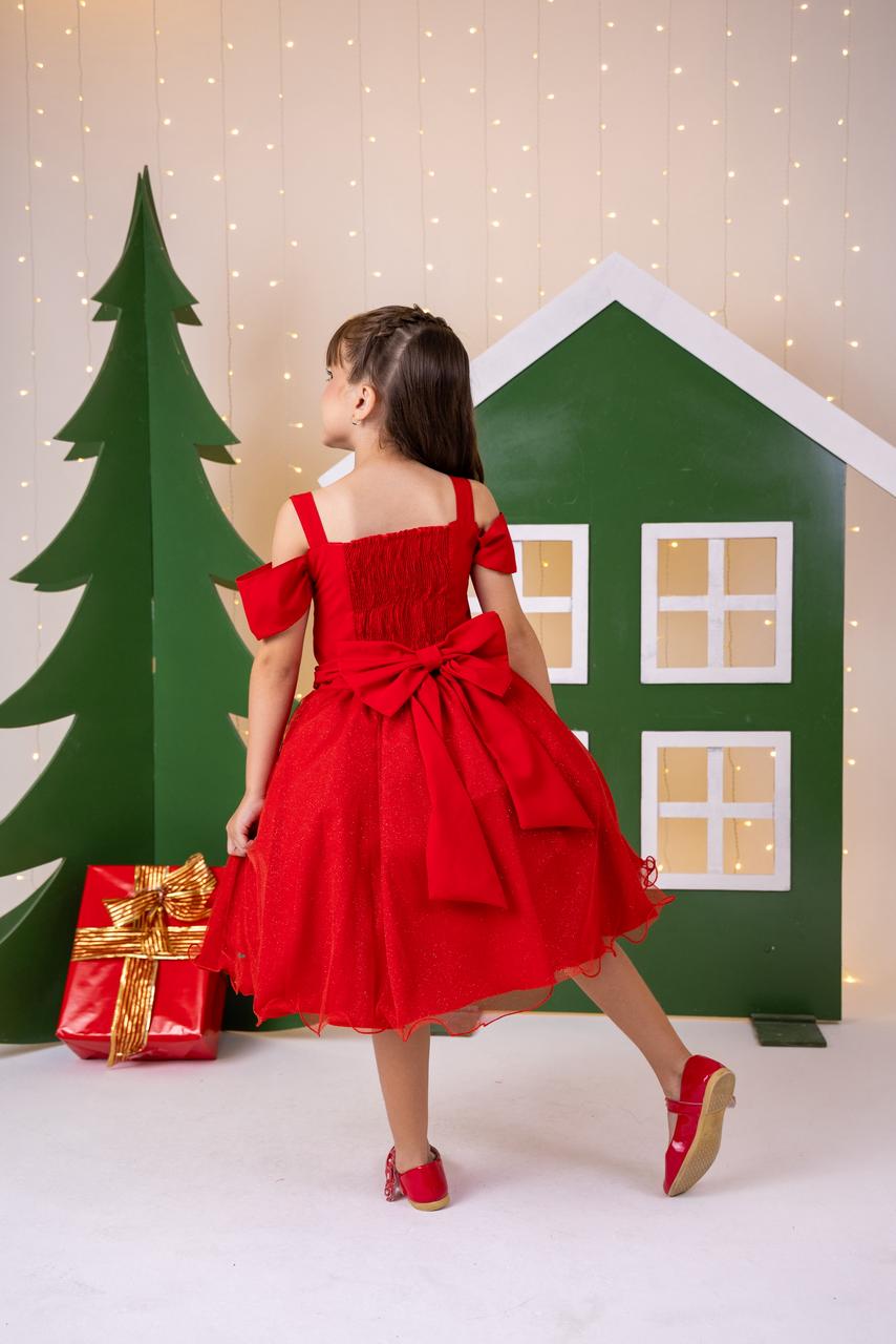 Vestido Banana Club Jessica Vermelho - Natal - Leveza e Elegância para Meninas | Bebeloo Kids