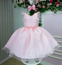 Vestido Mini Miss Ana Julia Rosa - Leveza e Elegância para Meninas | Bebeloo Kids