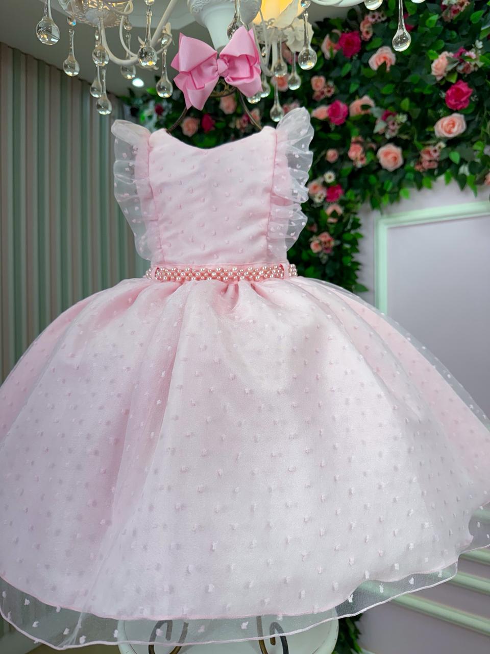 Vestido Mini Miss Ana Julia Rosa - Leveza e Elegância para Meninas | Bebeloo Kids