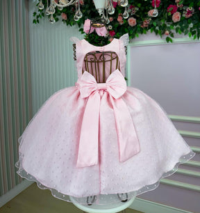 Vestido Mini Miss Ana Julia Rosa - Leveza e Elegância para Meninas | Bebeloo Kids