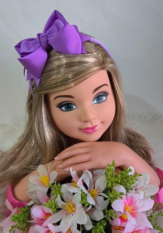 Tiara Laço Lilas - Toque Delicado para Completar o Visual | Bebeloo Kids