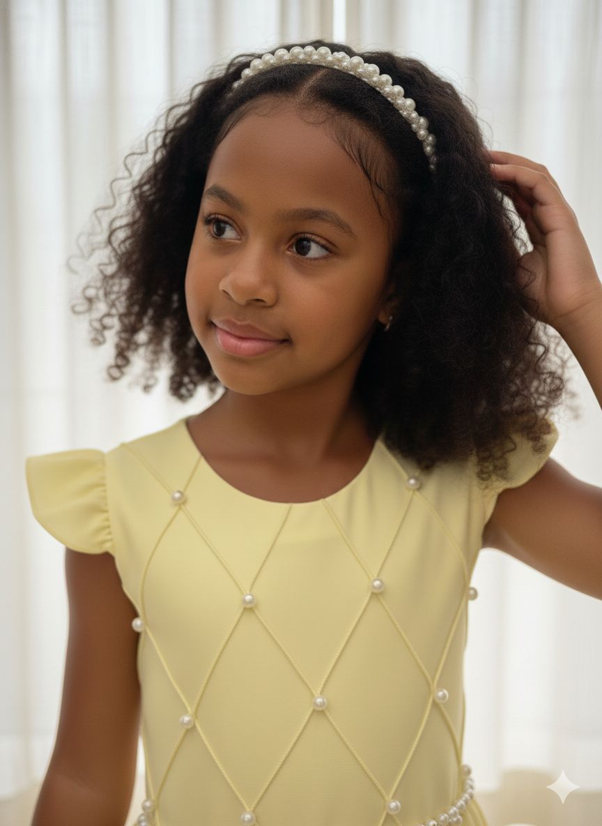 Vestido Ysa Kids Ariane Longo Amarelo - Leveza e Elegância para Meninas | Bebeloo Kids