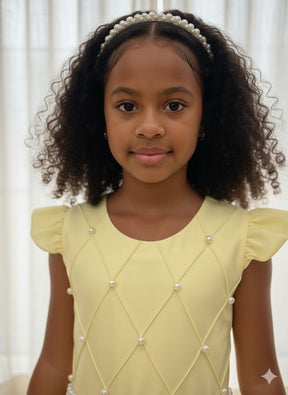 Vestido Ysa Kids Ariane Longo Amarelo - Leveza e Elegância para Meninas | Bebeloo Kids