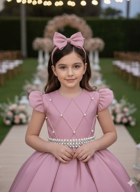 Vestido Ysa Kids Ariane Longo Rosê - Leveza e Elegância para Meninas | Bebeloo Kids