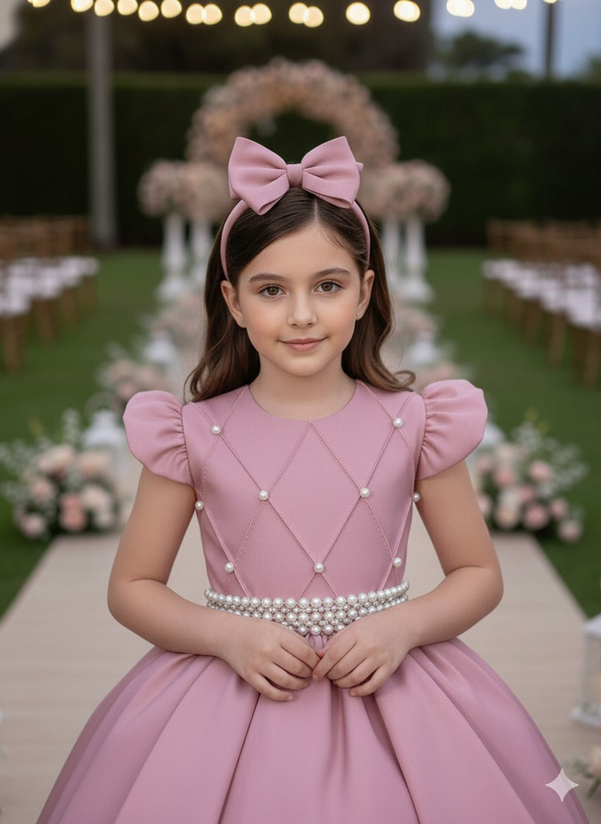 Vestido Ysa Kids Ariane Longo Rosê - Leveza e Elegância para Meninas | Bebeloo Kids