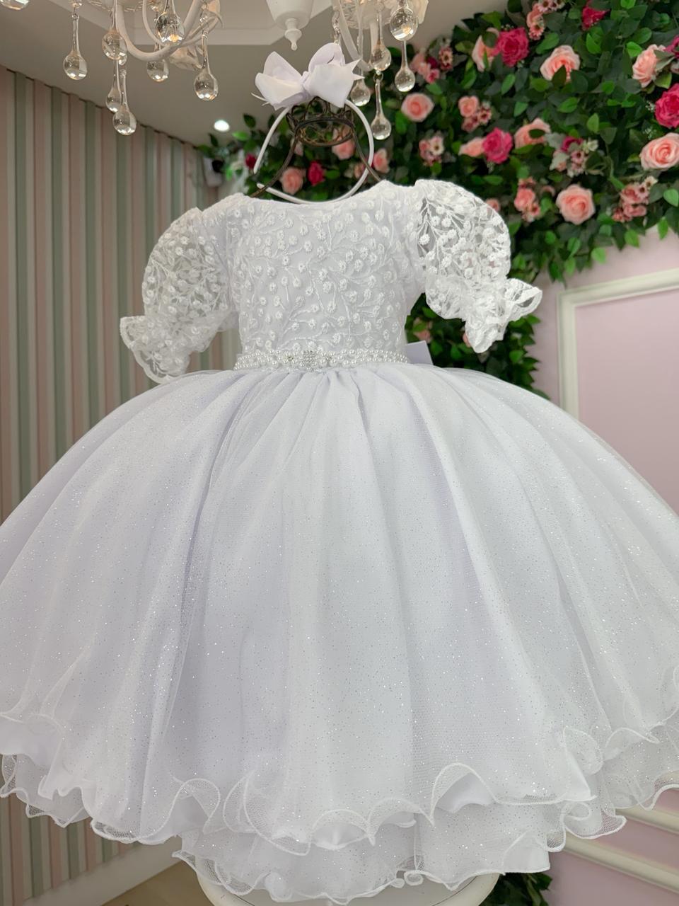 Vestido Bella Child Laize Branco - Leveza e Elegância para Meninas | Bebeloo Kids