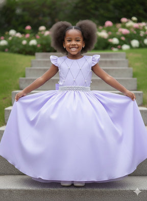 Vestido Ysa Kids Ariane Longo Lavanda - Leveza e Elegância para Meninas | Bebeloo Kids