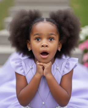 Vestido Ysa Kids Ariane Longo Lavanda - Leveza e Elegância para Meninas | Bebeloo Kids