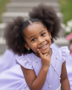 Vestido Ysa Kids Ariane Longo Lavanda - Leveza e Elegância para Meninas | Bebeloo Kids