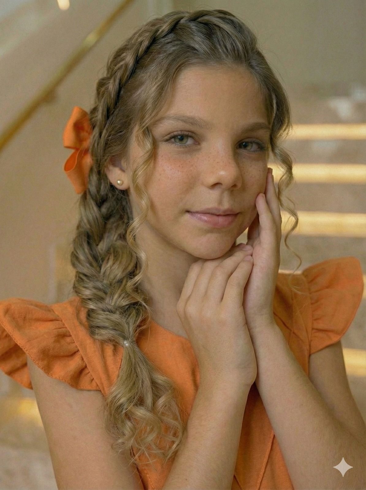 Vestido Ysa Kids Ariane Longo Terracota - Leveza e Elegância para Meninas | Bebeloo Kids