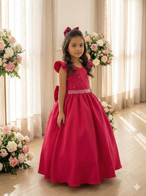 Vestido Ysa Kids Ariane Longo Pink - Leveza e Elegância para Meninas | Bebeloo Kids