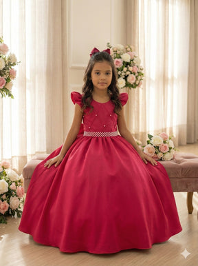 Vestido Ysa Kids Ariane Longo Pink - Leveza e Elegância para Meninas | Bebeloo Kids