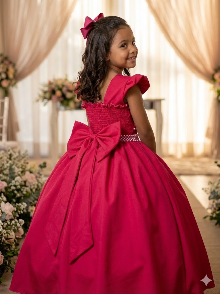Vestido Ysa Kids Ariane Longo Pink - Leveza e Elegância para Meninas | Bebeloo Kids