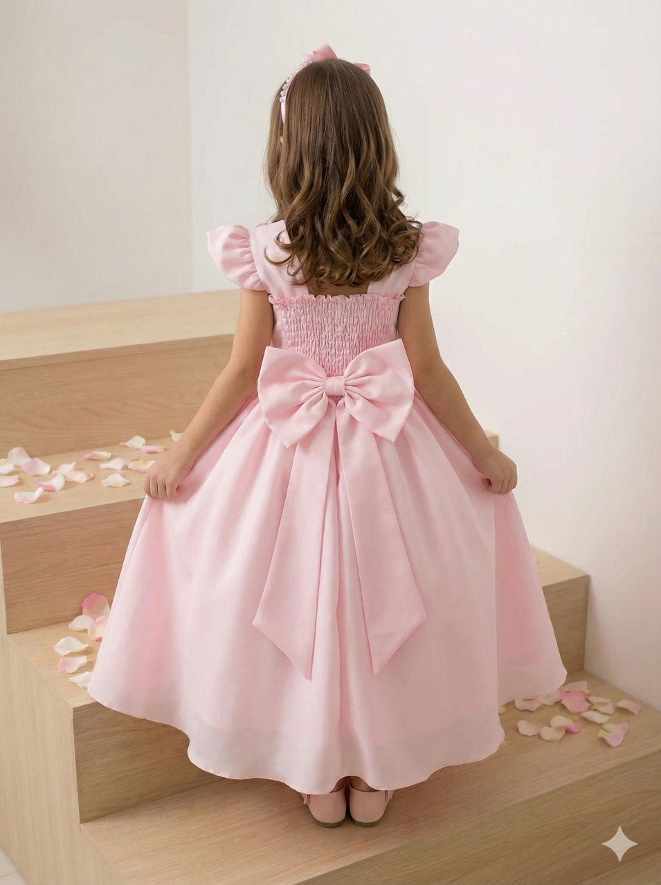 Vestido Ysa Kids Ariane Longo Rosa Bebe - Leveza e Elegância para Meninas | Bebeloo Kids