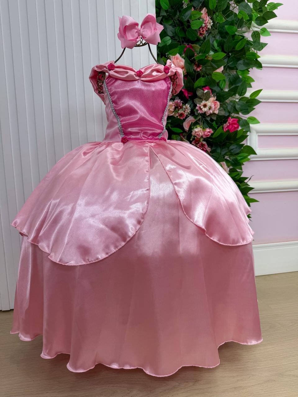 Fantasia Princesa A Bela Adormecida - Aurora Modelo 3 - Qualidade e Cuidado para os Pequenos | Bebeloo Kids