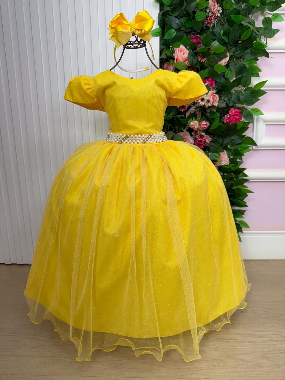 Vestido Marie Longo Heloisa Amarelo (VESTMRLNGHLAMLL)