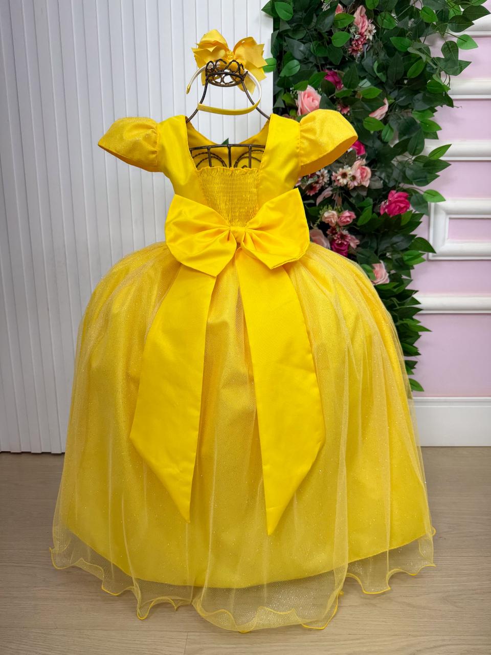 Vestido Marie Longo Heloisa Amarelo (VESTMRLNGHLAMLL)