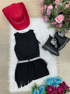 Conjunto Blogueirinha Boiadeira Maraisa - Estilo Delicado para o Dia a Dia | Bebeloo Kids