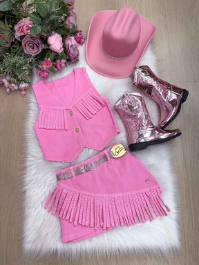 Conjunto Blogueirinha Boiadeira Maraisa - Estilo Delicado para o Dia a Dia | Bebeloo Kids